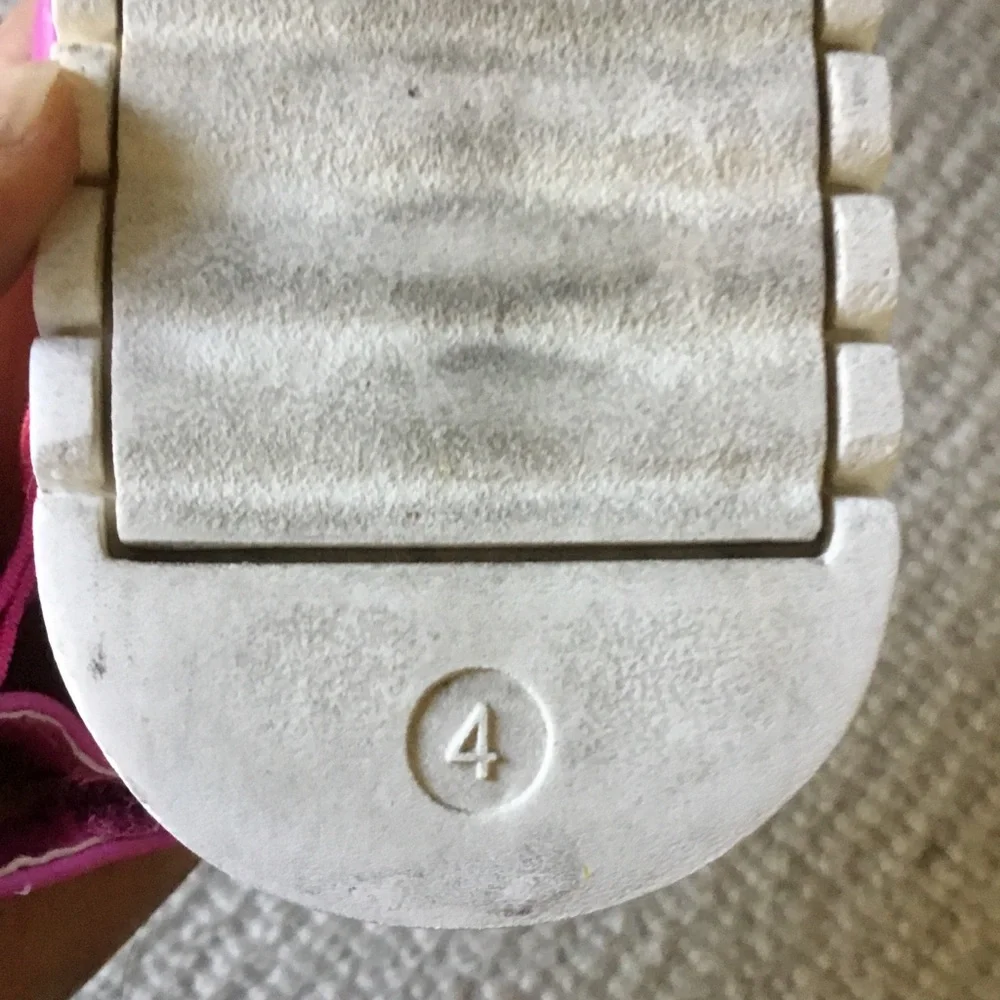 Juicy Couture Hot Pink Logo Strap Kids Sandals